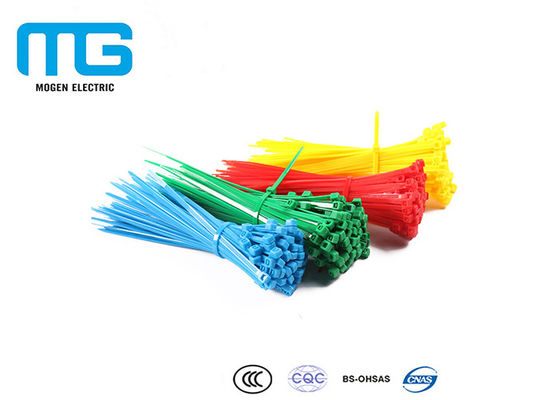 ประเทศจีน Self-Locking Electric Wiring Nylon 66 Cable Ties / Zip Tie With CE, UL Certification ผู้ผลิต