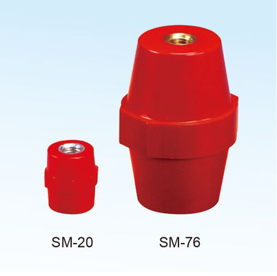 ประเทศจีน SM / TSM Type Bus Support Insulators , Zn Plated Red Bus Bar Insulators ผู้ผลิต