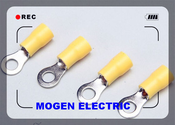 ประเทศจีน Yellow Color RV Faston Insulated Wire Terminals Cable Lugs RV5.5 Series ผู้ผลิต