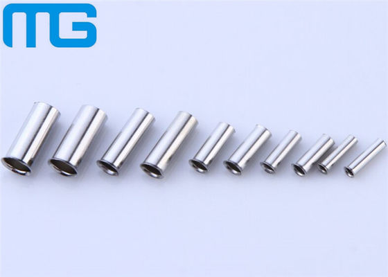 ประเทศจีน EN Series Non Insulated Tubular Cable Lugs Silver Color Wire Crimp Terminals ผู้ผลิต