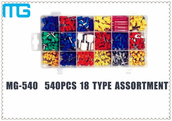 ประเทศจีน TE E Colorful Terminal Assortment Kit MG-540 540 pcs Customized 18 Types ผู้ผลิต
