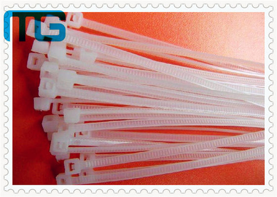 ประเทศจีน Size Customized Nylon Cable Ties Self Locking Plastic Tie Straps 100pcs ผู้ผลิต