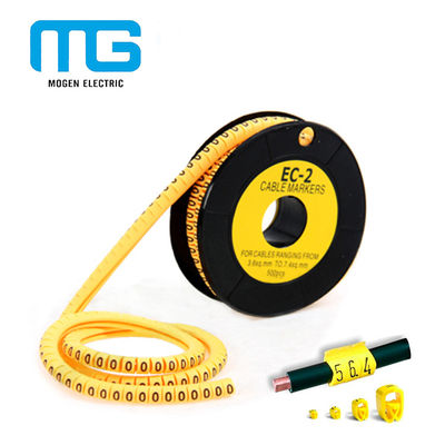 ประเทศจีน EC-1 สายสัญญาณ Pvc Marker Tube / สายเคเบิลพลาสติก / สายเคเบิ้ล EC Type Marker Cable Accessories ผู้ผลิต