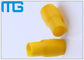 สายสีเหลือง / สีน้ำเงินปลอกปลายสายทองแดงขั้วต่อขั้วต่อ Crimping ด้วยวัสดุ PVC ที่ได้รับการรับรอง CE ผู้ผลิต