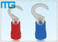 HV Series Pre - Insulated Wire Terminals Hook - Shape Soldless Compression Cable Lugs ผู้ผลิต